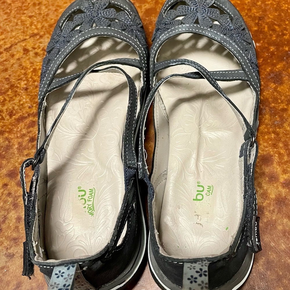 Jambu "J Sport" Womens Blossom Encore Sandals Size 8M, Blue